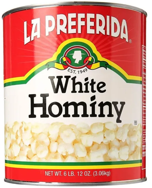 La Preferida White Hominy, 108 oz