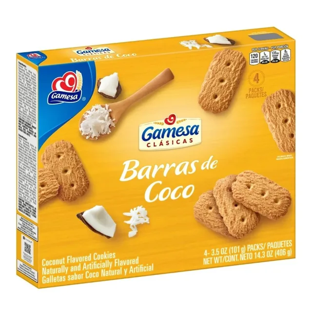 Gamesa Coconut Bars