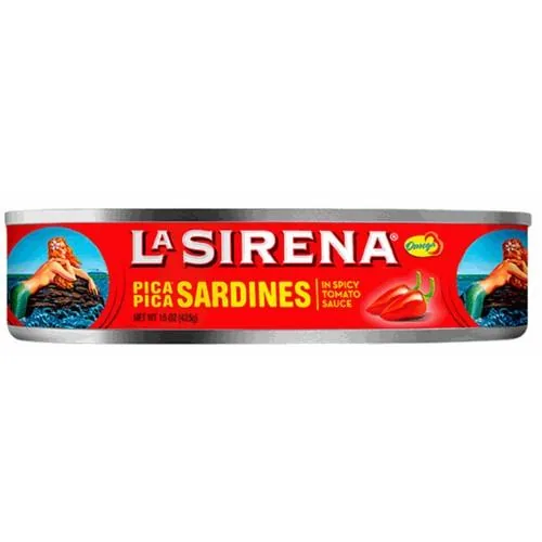 La Sirena Sardines Pica-Pica, 15 oz