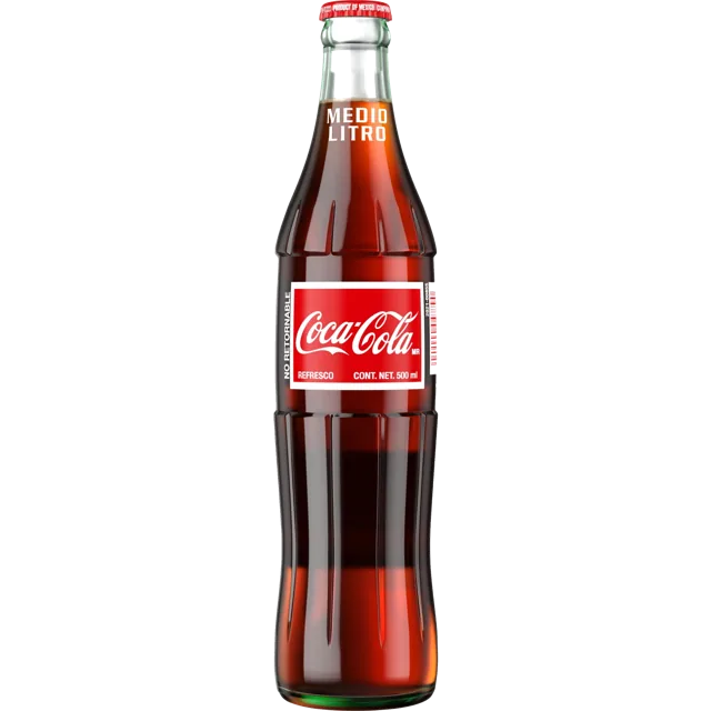 Mexican Coca-Cola, 500 ml Glass