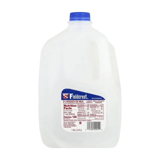 Fieldcrest 2% Milk, 1 gal