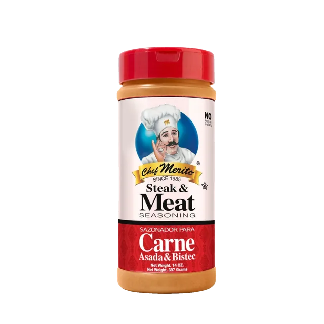Chef Merito Steak & Meat Seasoning, 14 oz