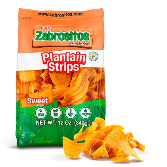 Zabrositos Sweet Plantain Strips, 12.7 oz