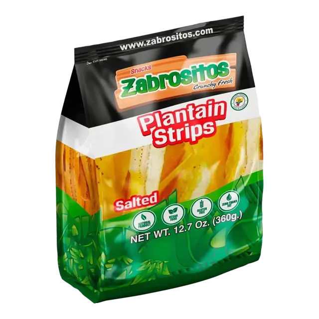 Zabrositos Salted Plantain Strips, 12.7 oz