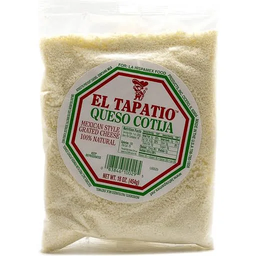 El Tapatío Grated Cotija Cheese, 16 oz