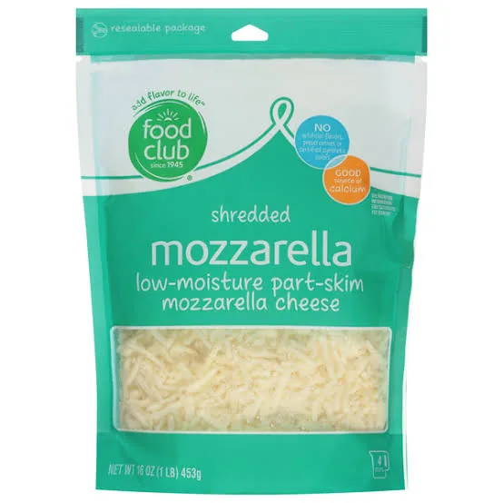 FD Club Shredded Mozzarella, 16 oz