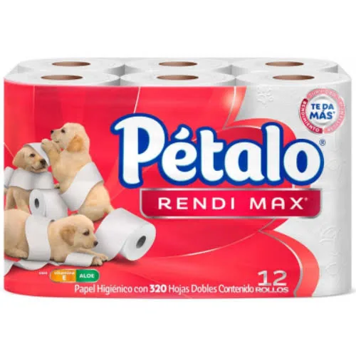 Pétalo Rendimax Toilet Paper, 12 rolls