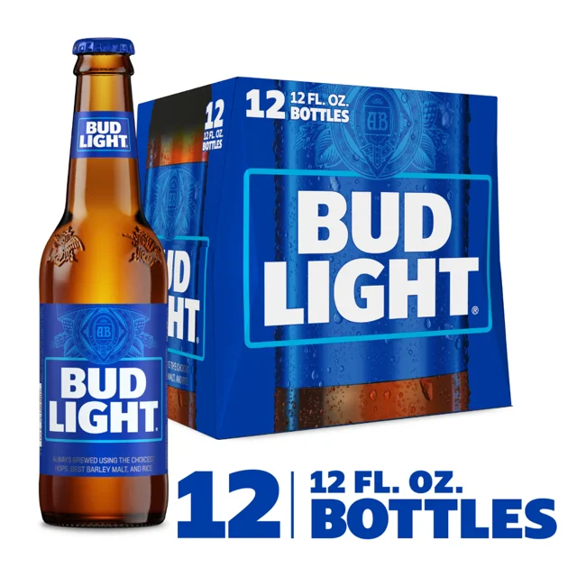 Bud Light, 12 pk bottles