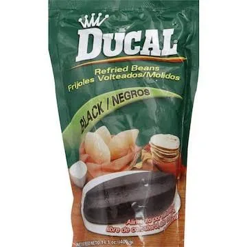 Ducal Black Refried Beans, 35 oz
