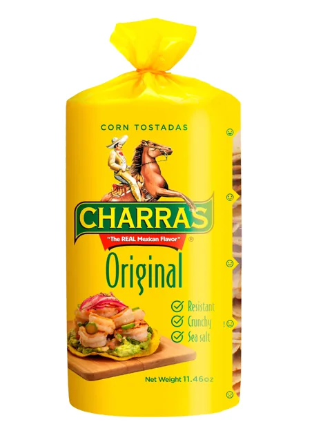 Charras Yellow Tostadas, 11.4 oz