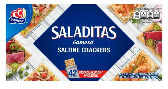 Gamesa Saladitas Crackers, 42 ct